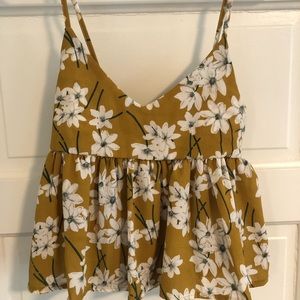 Floral tank top